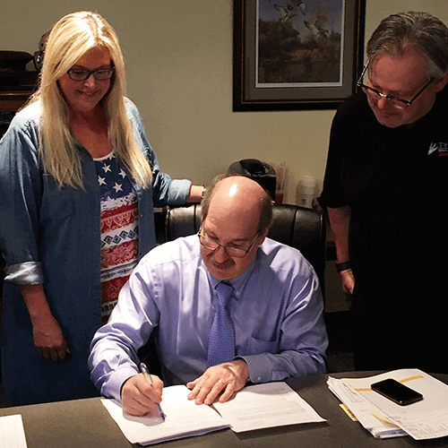 carbon agreement signing